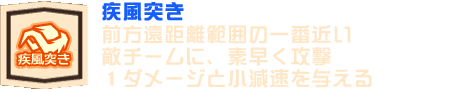 疾風突き